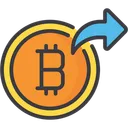 Free Invia Valuta Trasferisci Bitcoin Trasferisci Criptovaluta Icon