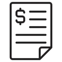 Free Invoice Bill Receipt Icon