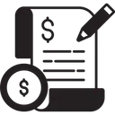 Free Invoice Bill Receipt Icône