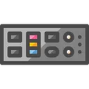 Free Input Output Back Panel Icon