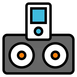 Free Ipod Loudspeaker  Icon