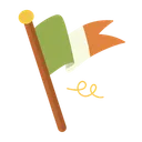 Free Ireland Flag Saint Icon