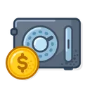 Free Iron Safe Analog Usd  Icon