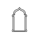 Free Mosque Window Window Islam Icon