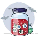 Free Jar Eyeball Creepy Icon