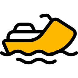 Free Jet Ski  Symbol