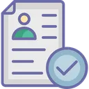 Free Job Selection Candidate Checkmark Icon