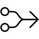 Free Arrow Join Mingle Icon
