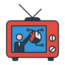 Free Jornalista Noticias Analise Ícone