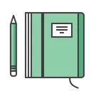 Free Journey Moleskine Notepad Icon