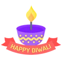 Free Un A Joyeux Diwali Lampe Diwali Icône