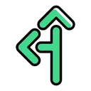 Free Juction Arrow Direction Icon