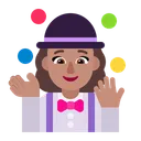 Free Juggling Flat Medium Icon