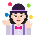 Free Juggling Flat Light Icon