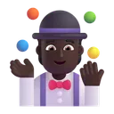 Free Juggling Color Dark Icon