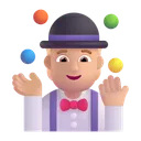 Free Juggling Color Medium Light Icon