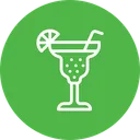 Free Jugo Coctel Vidrio Icono