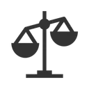 Free Justice Scale Law Contract Icon