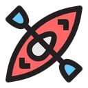 Free Kajak Rafting Bootfahren Symbol