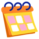 Free Tagesplaner Terminkalender Zeiterfassung Symbol