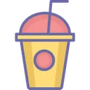 Free Kalter Kaffee Einwegbecher Saftbecher Symbol