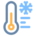 Free Kältethermometer  Symbol