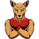Free Kangaroo Boxing Fighter Icon