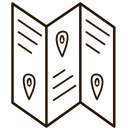 Free Karte Richtung Ziel Symbol