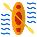Free Kayak Vacation Travel Icon