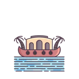 Free House Boat  Icon