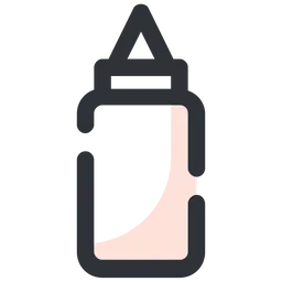 Free Ketchup-Flasche  Symbol