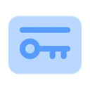 Free Key Card Security Access Icon