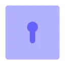 Free Key Hole Lock Privacy Icon