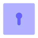 Free Key Hole Lock Privacy Icon