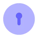 Free Key Hole Lock Privacy Icon