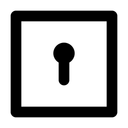 Free Key Hole Icon