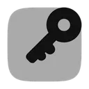 Free Key Square Icon