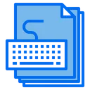 Free Keyboard Files Paper Icon