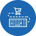 Free Keyboard Ecommerce Shop Icon