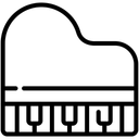 Free Keyboard Instrument Music Icon