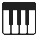 Free Keyboard High Contrast Icon