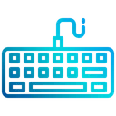 Free Keyboard Wired Keyboard Computer Keyboard Icon