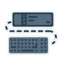 Free Keyboard Projector Screen Icon
