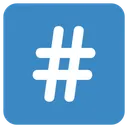 Free Keycap Hash Tag Icon