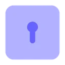 Free Keyhole Key Hole Lock Icon