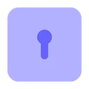 Free Keyhole Key Hole Lock Icon