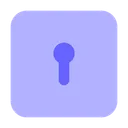 Free Keyhole Key Hole Lock Icon