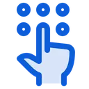 Free Touch Keypad Finger Icon