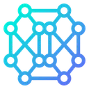 Free KI Netzwerk Neuronales Netzwerk Kunstliche Intelligenz Symbol