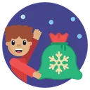 Free Kid Gift Gift Xmas Icon